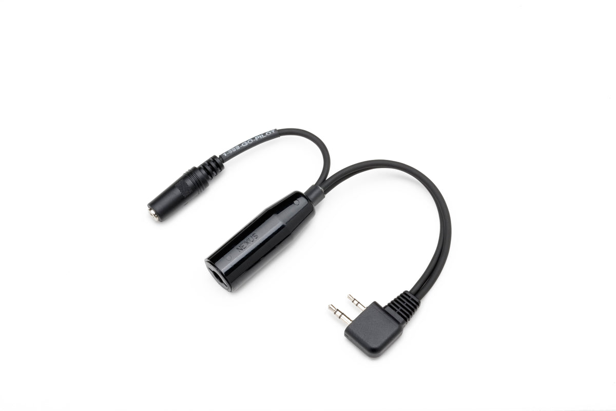 Pilot Communications - Helicopter Headset Adapter for ICOM A3, A6, A14, A22, A24 Transceiver