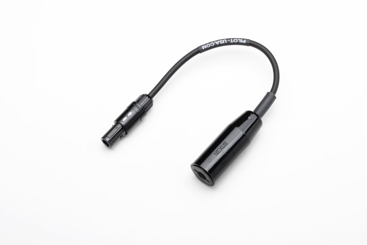 Pilot Communications - Helicopter Headset (U174) to Bose (LEMO) Plug Adapter