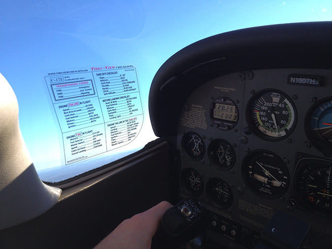 Thru-View Emergency Checklist - Cessna 182T