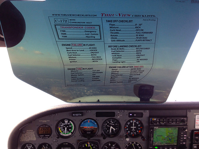 Thru-View Emergency Checklist - Cessna 182T