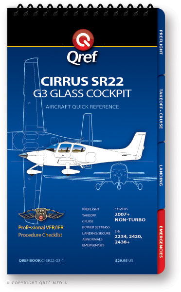 QRef - Cirrus SR22 G3 - Checklist Book