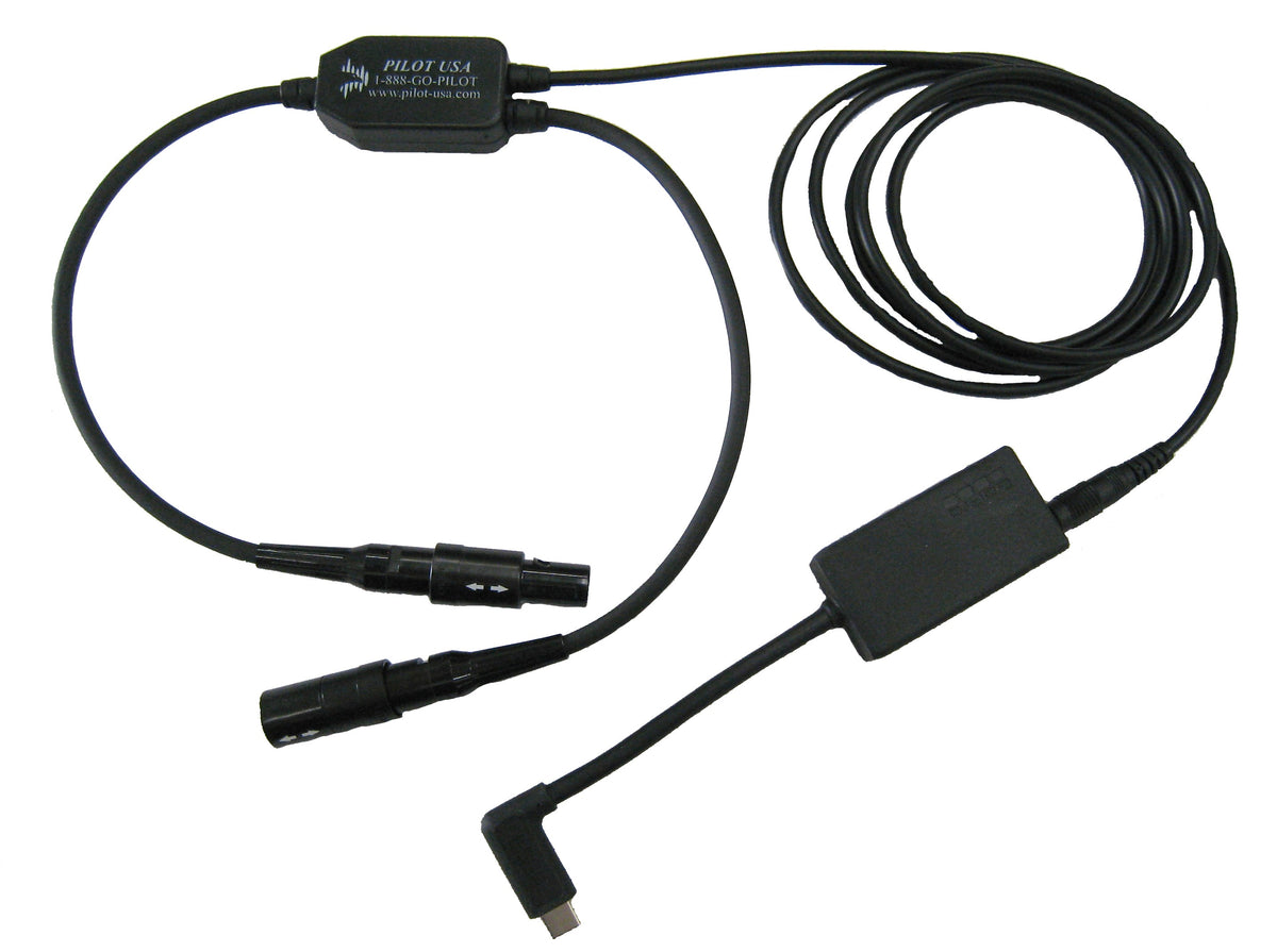 Pilot Communications - GoPro HERO5 Audio Recorder Adapter for Bose (6 Pin Lemo) Headset