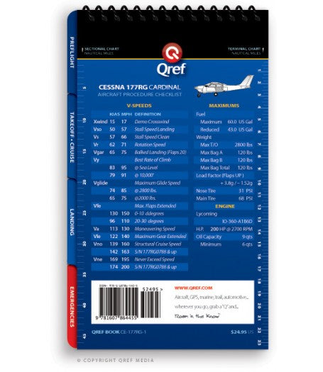 Cessna 177RG Qref Book