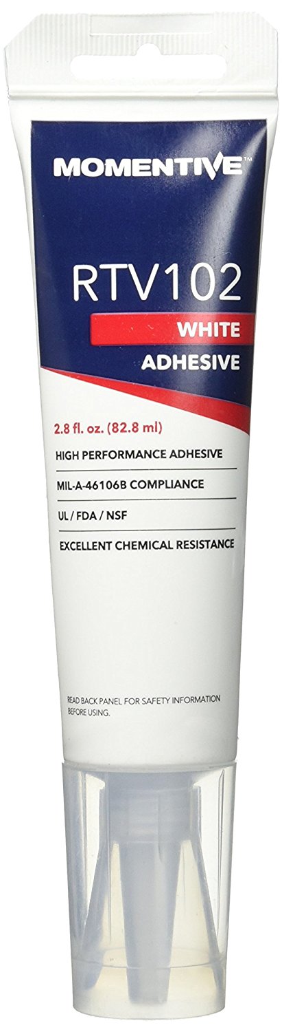 Momentive RTV102 Silicone Sealant - 2.8oz - White | RTV102-2-80Z
