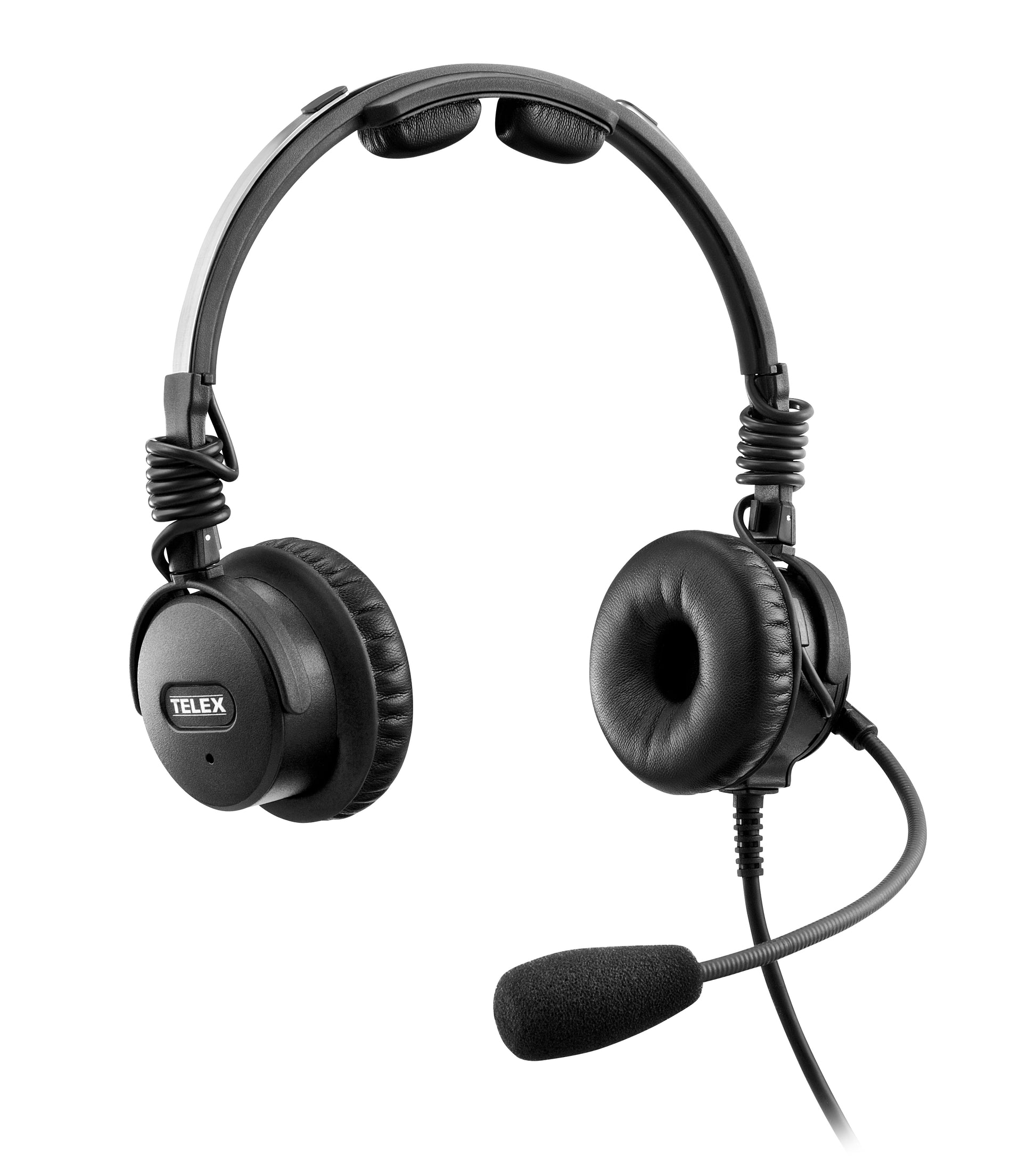 Telex Airman 8 Next Generation Light-Weight Battery-Free ANR Headset