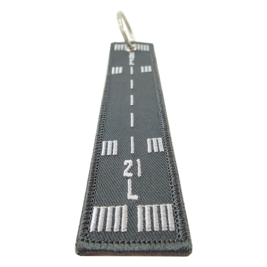 Runway Embroidered Keychain - 21L-3R