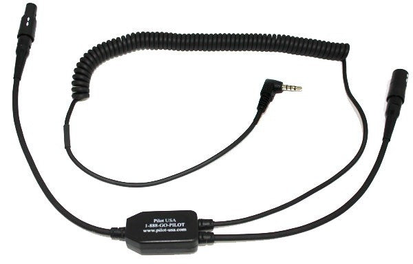 Pilot Communications - iPhone/Smartphone Digital Audio Recorder for Bose Panel Mount (6 pin) Headset