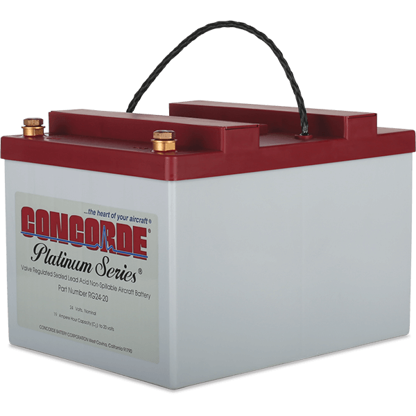 Battery, Sealed, Concorde  RG24-20