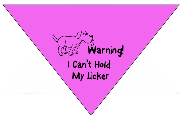 Mutt Muffs "Can't Hold My Licker" Bandana