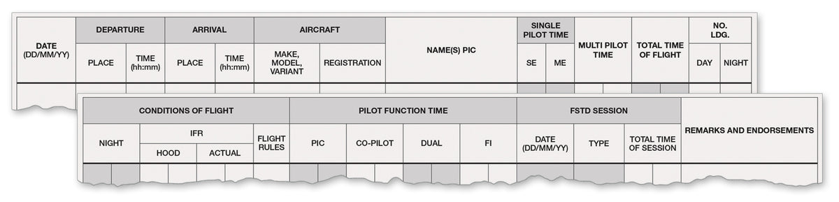 ASA EASA FCL-Compliant European Pilot Log