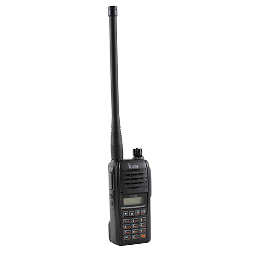 ICOM IC-A16B VHF Air Band Handheld Transceiver Radio, Bluetooth, Communications Only, DTMF Keypad
