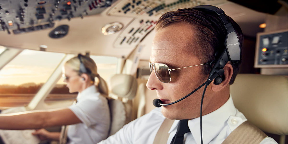 Bose® ProFlight Series 2 Aviation Headset™ WITH Bluetooth® - 6 Pin LEMO Connector