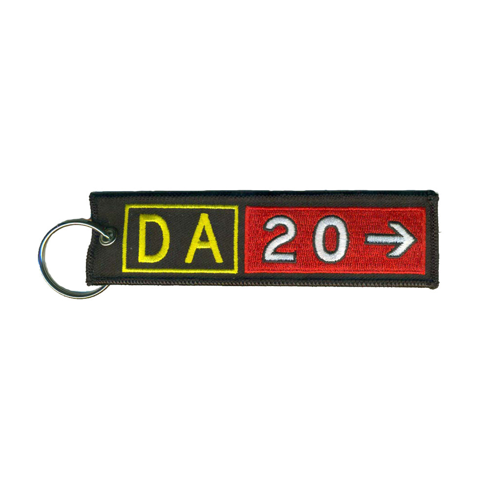 Embroidered Diamond DA20 Keychain