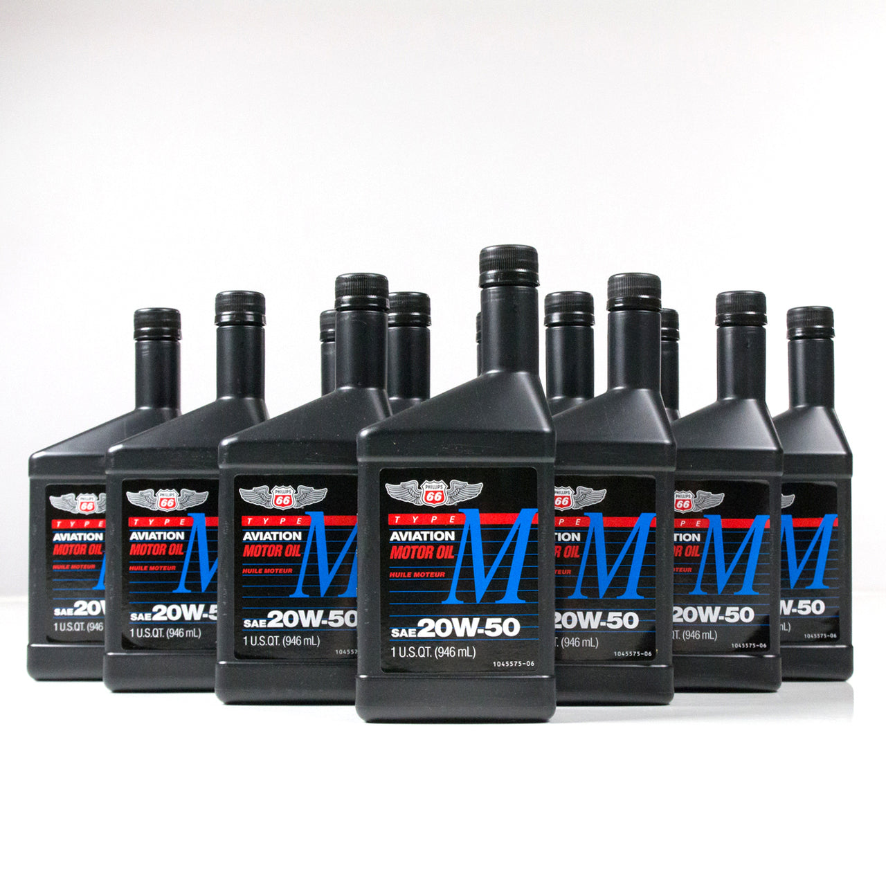 Phillips 66 Type M 20W-50 Multiviscosity Aircraft Engine Oil - Case