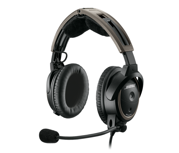 Bose A20 Aviation Headset with Bluetooth Connectivity - Coil Cord - 6 pin LEMO