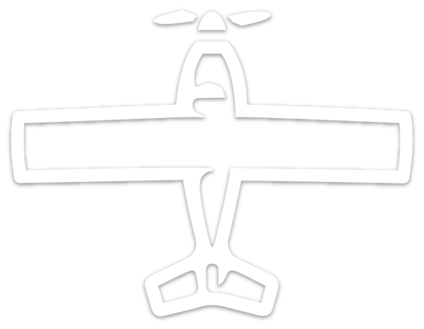 Airplane Decal Transfer Sticker - Overhead View