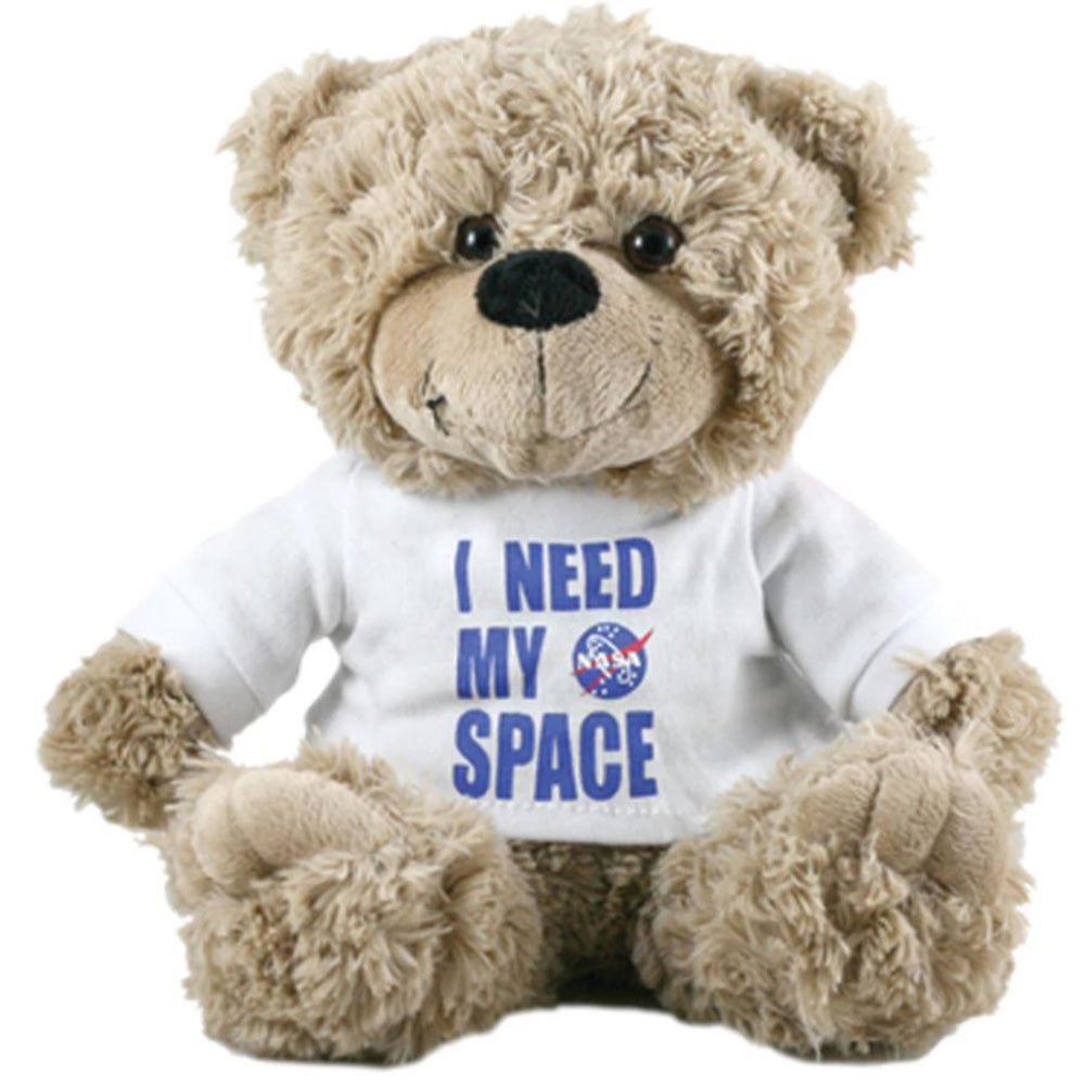 I Need My Space - NASA - Plush Bear Toy - Oat Color