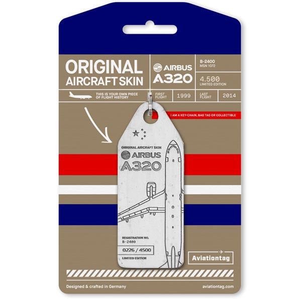 Aviationtag - Airbus A320 - China Eastern Airlines - White