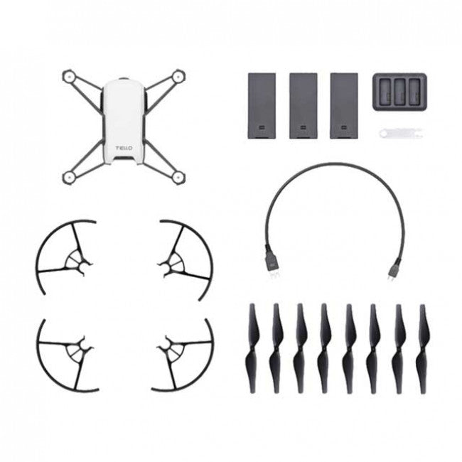 Powered By DJI Tello Boost Combo (3 Batteries/Charging Hub)