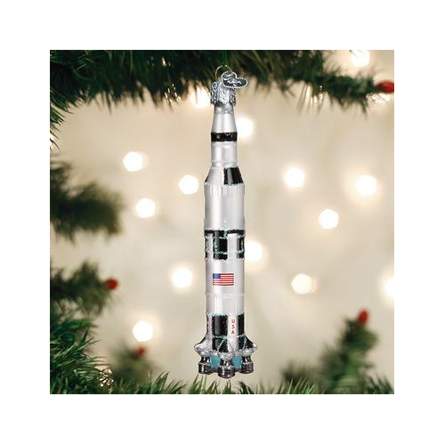 Old World Christmas Saturn V Rocket Ornament
