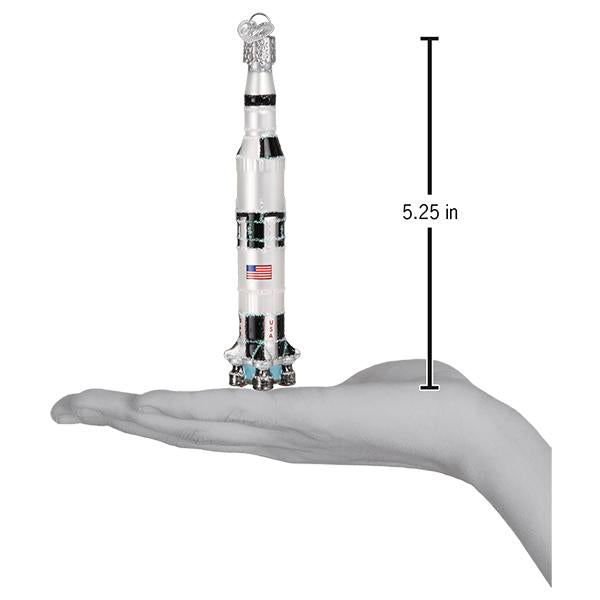 Old World Christmas Saturn V Rocket Ornament