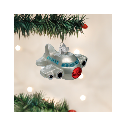 Old World Christmas Airplane Ornament