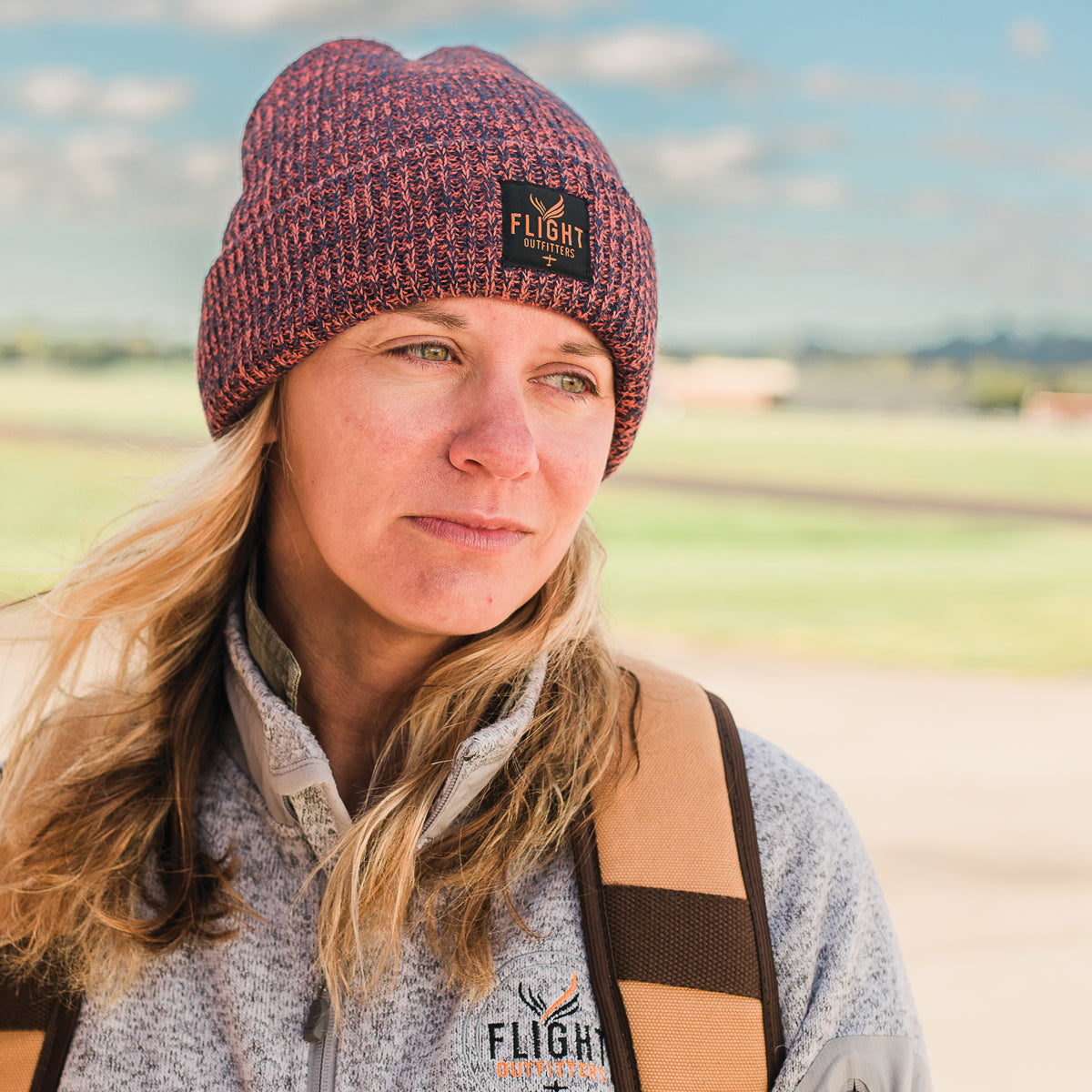 Flight Outfitters Orange Beanie