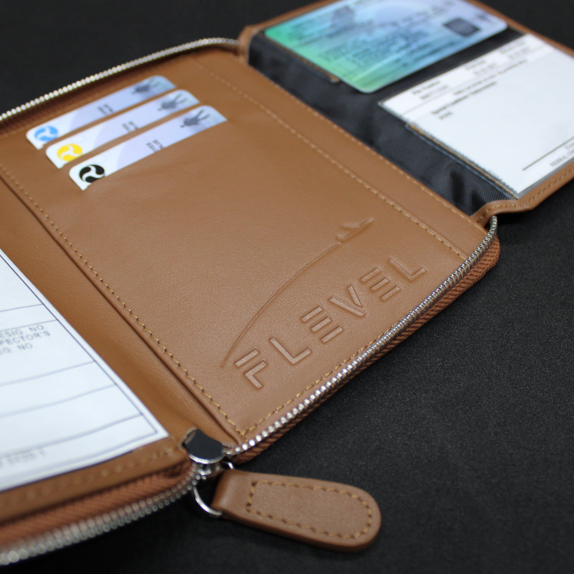 Pilot Document Holder v2 Eco Leather Brown