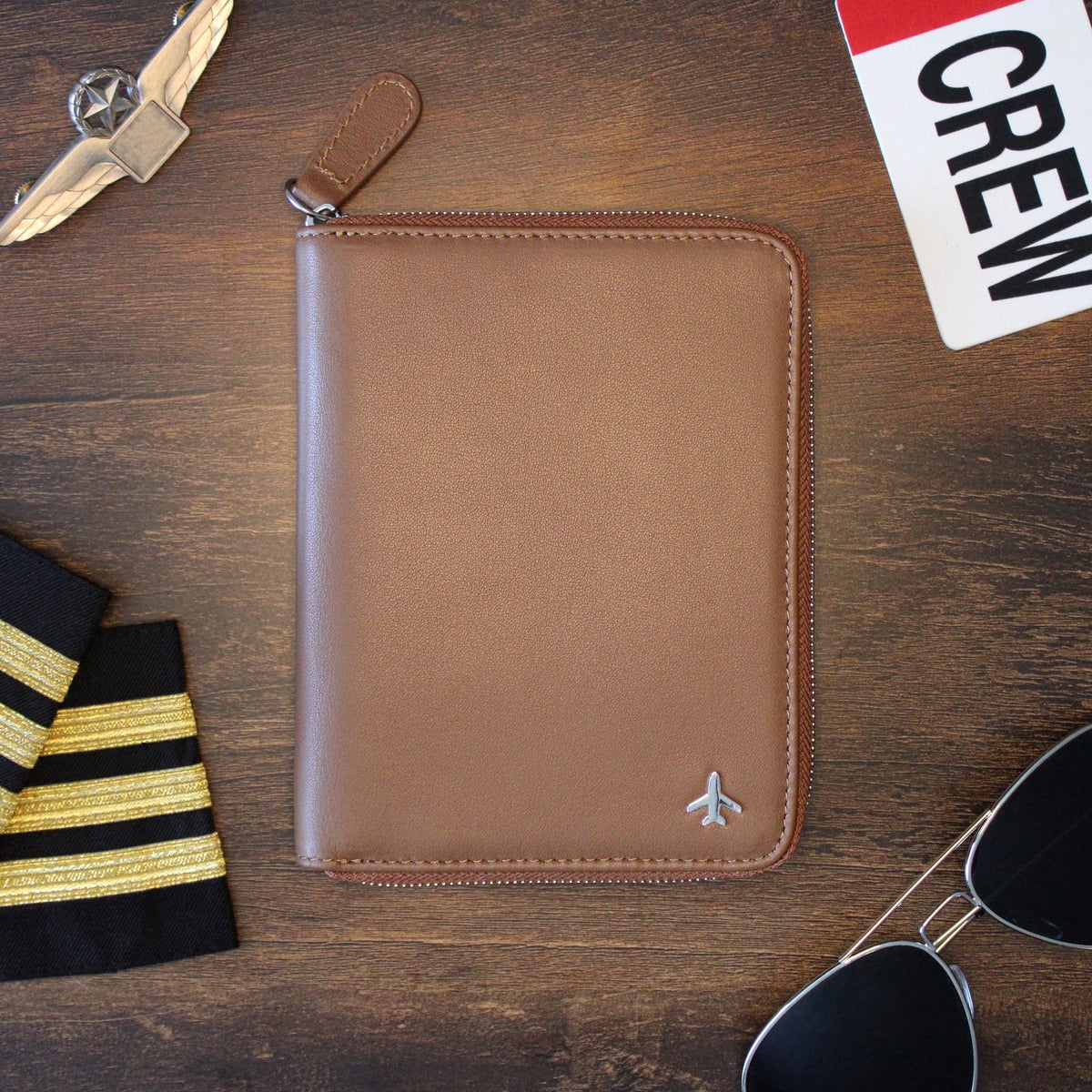 Pilot Document Holder v2 Eco Leather Brown