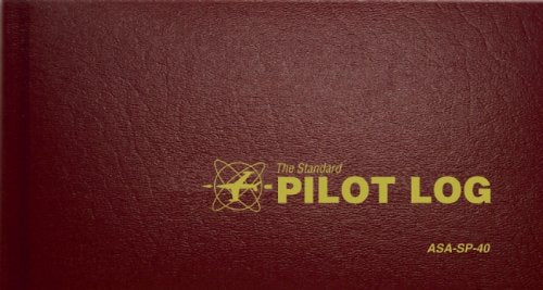 ASA Standard Pilot Log - Burgundy