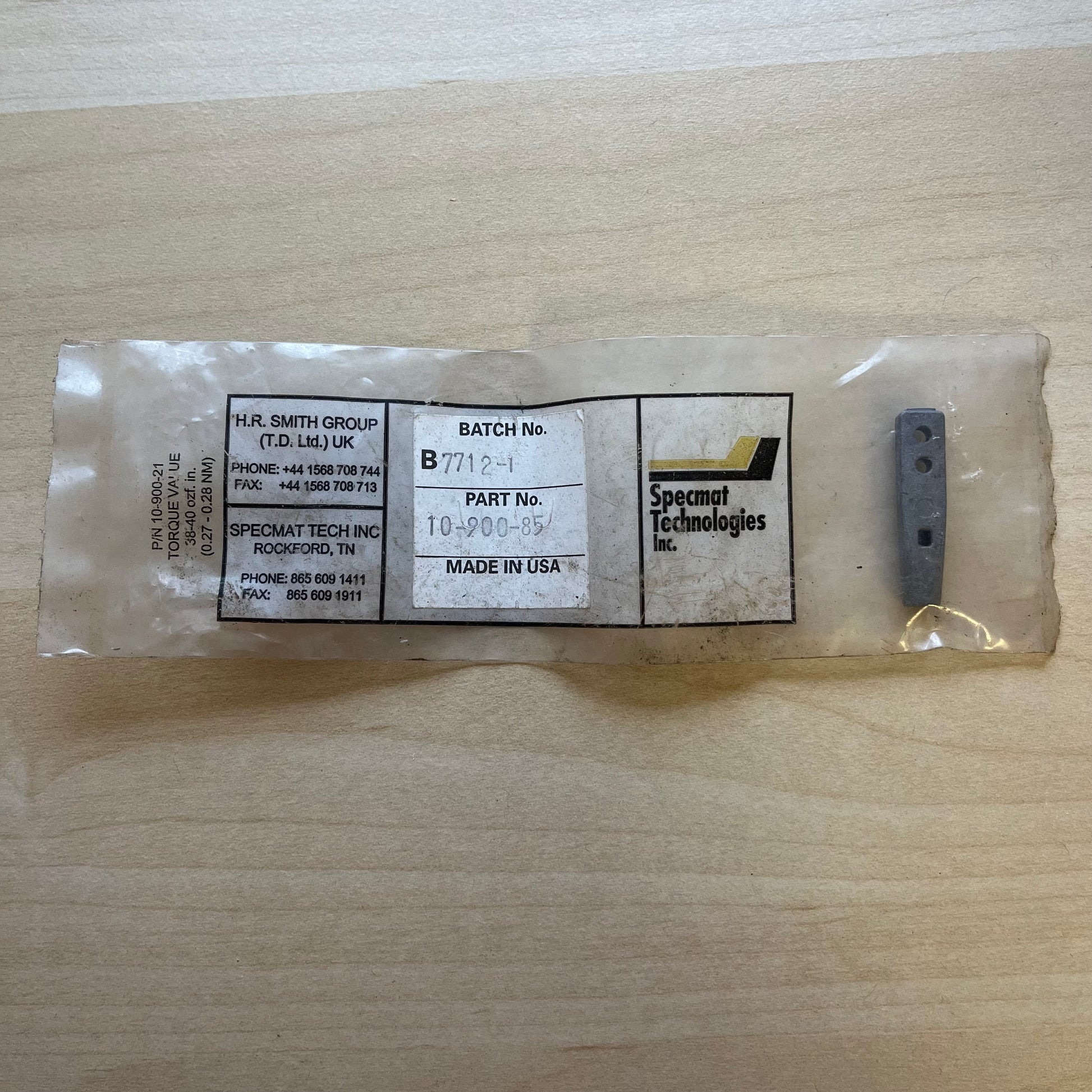 10-900-85 Attachment Socket, Static Wick