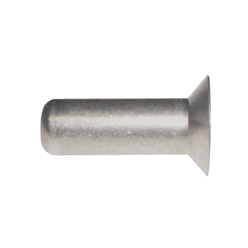Solid Rivet (Lb) - Length: 1/4", Diameter: 5/32", 100°, Countersunk Head, Monel 1lbs | MS20427M5-4