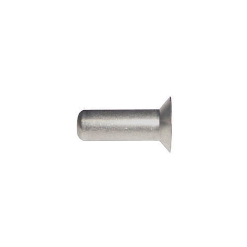Solid Rivet (Lb) - Length: 3/8", Diameter: 5/32", 100°, Countersunk Head, Monel 1lb | MS20427M5-6