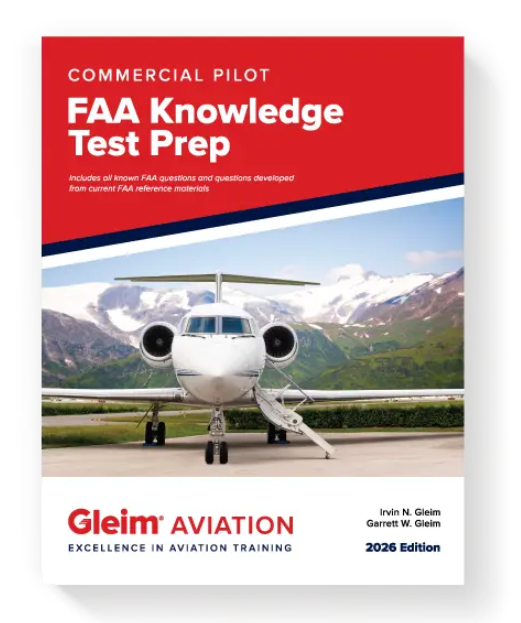 Gleim Commercial Pilot FAA Knowledge Test book