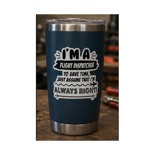 I'm a Flight Dispatcher Sticker – Funny Aviation Dispatcher Decal