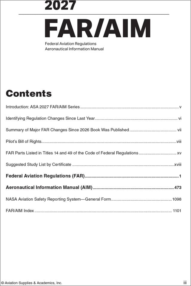 ASA 2027 FAR/AIM Book (Softcover)  | ASA-27-FR-AM-BK