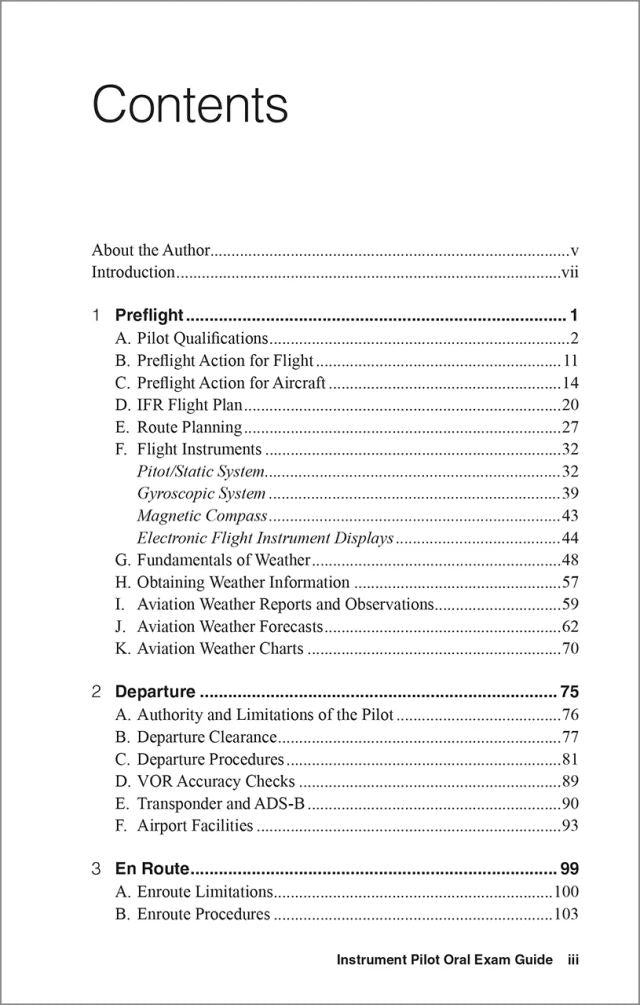 ASA Instrument Pilot Oral Exam Guide, Eleventh Edition (Softcover) | ASA-OEG-I11
