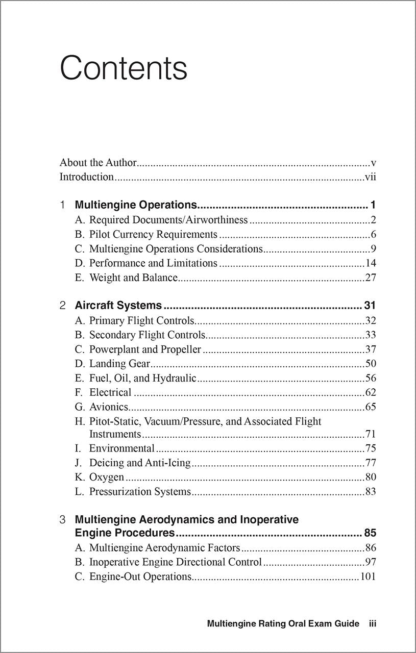 ASA Multiengine Rating Oral Exam Guide, Tenth Edition (Softcover) | ASA-OEG-ME10
