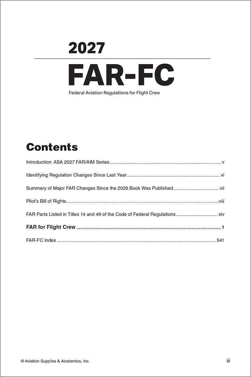 ASA 2027 FAR-FC (Softcover) | ASA-27-FAR-FC