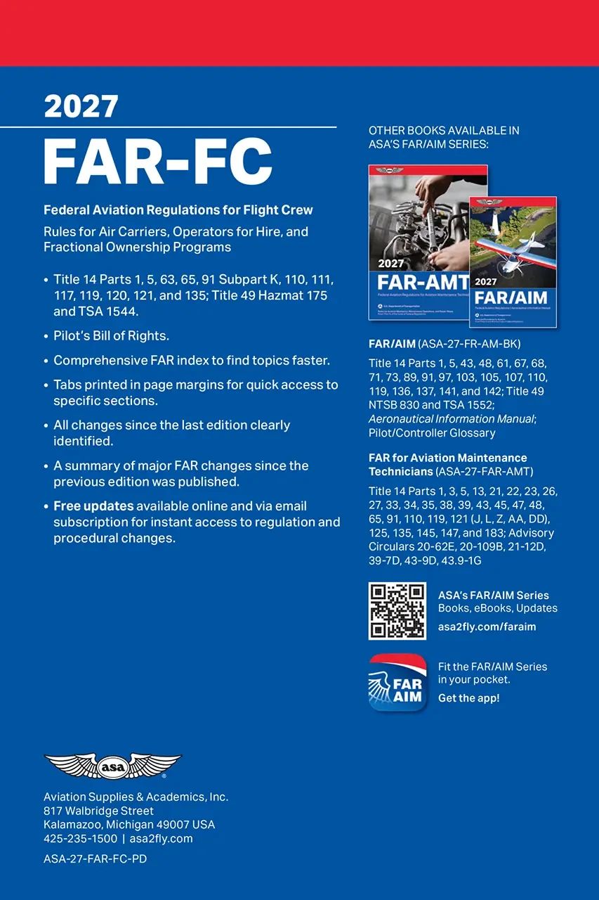 ASA 2027 FAR-FC (Softcover) | ASA-27-FAR-FC
