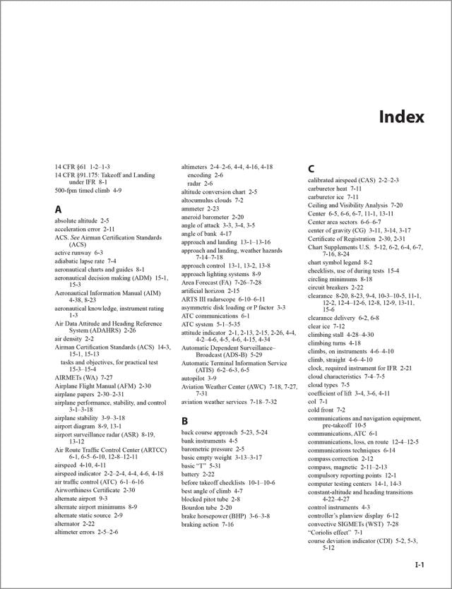 The Instrument Flight Manual, Eighth Edition (Softcover) | ASA-FM-INST-8