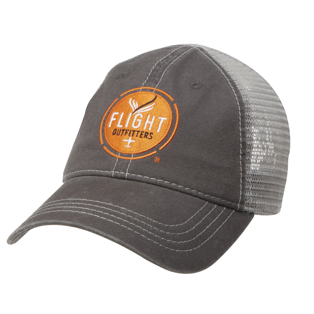 Flight Outfitters Grey Trucker Hat