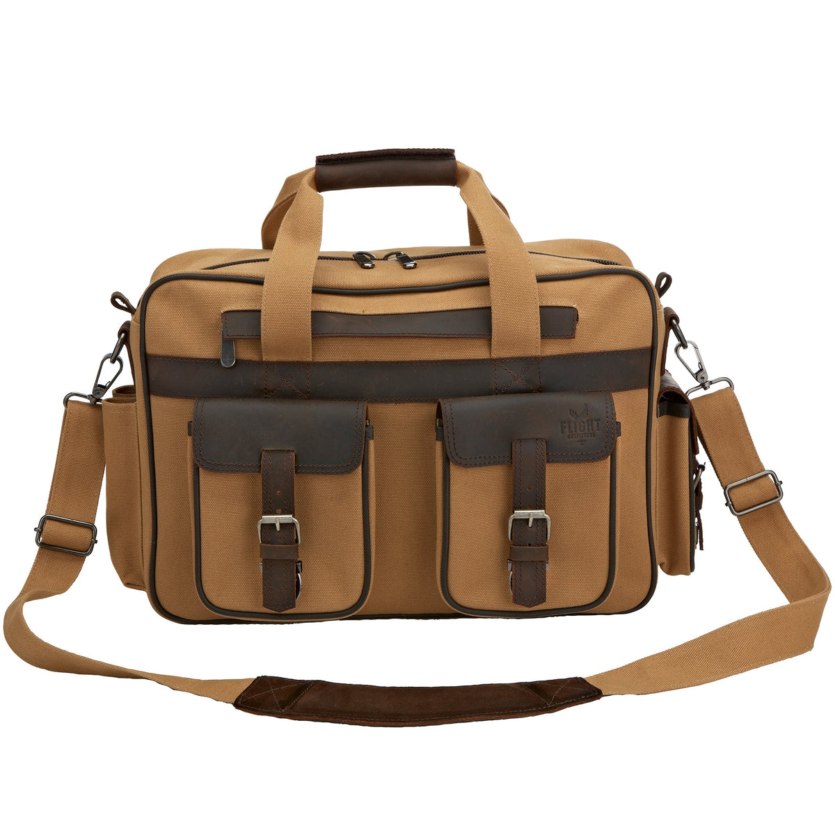 Flight Outfitters Bush Pilot Folio Flight Bag - Brown