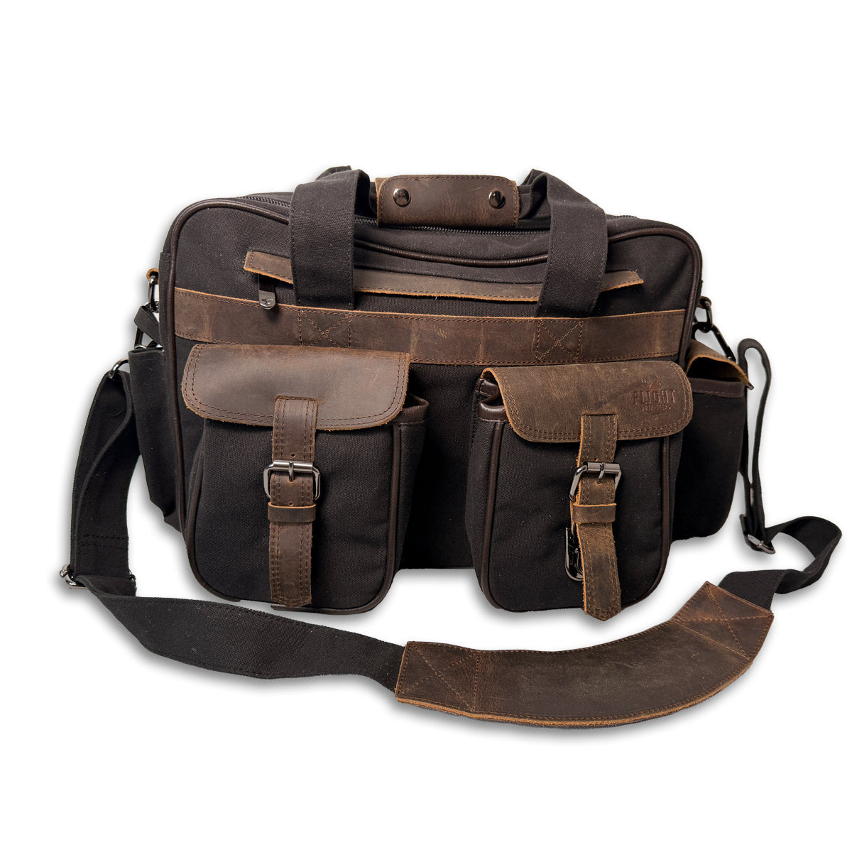 Flight Outfitters Bush Pilot Folio Flight Bag - Black