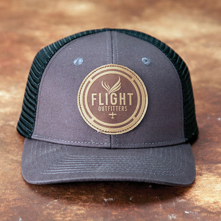 Flight Outfitters Leather Patch Hat