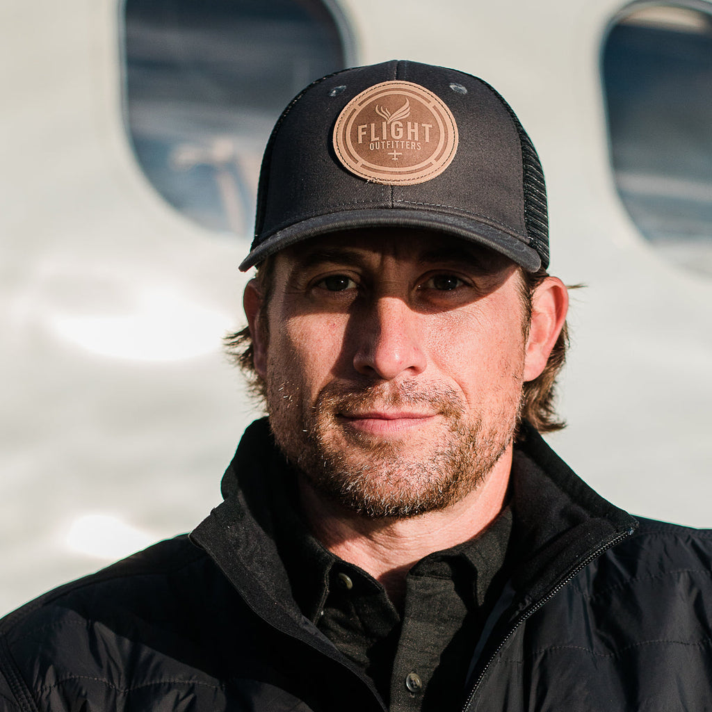 Flight Outfitters Leather Patch Hat