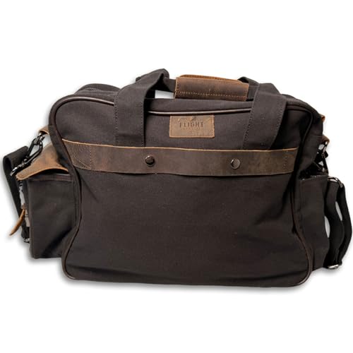Flight Outfitters Bush Pilot Folio Flight Bag - Black