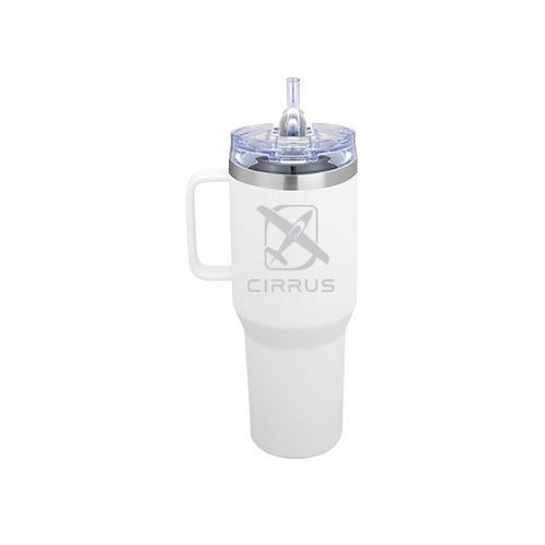 40oz Urban Peak Apex Ridge Cirrus Travel Mug, White