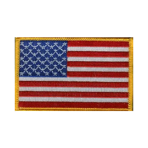 USA Flag Patch | Embroidered
