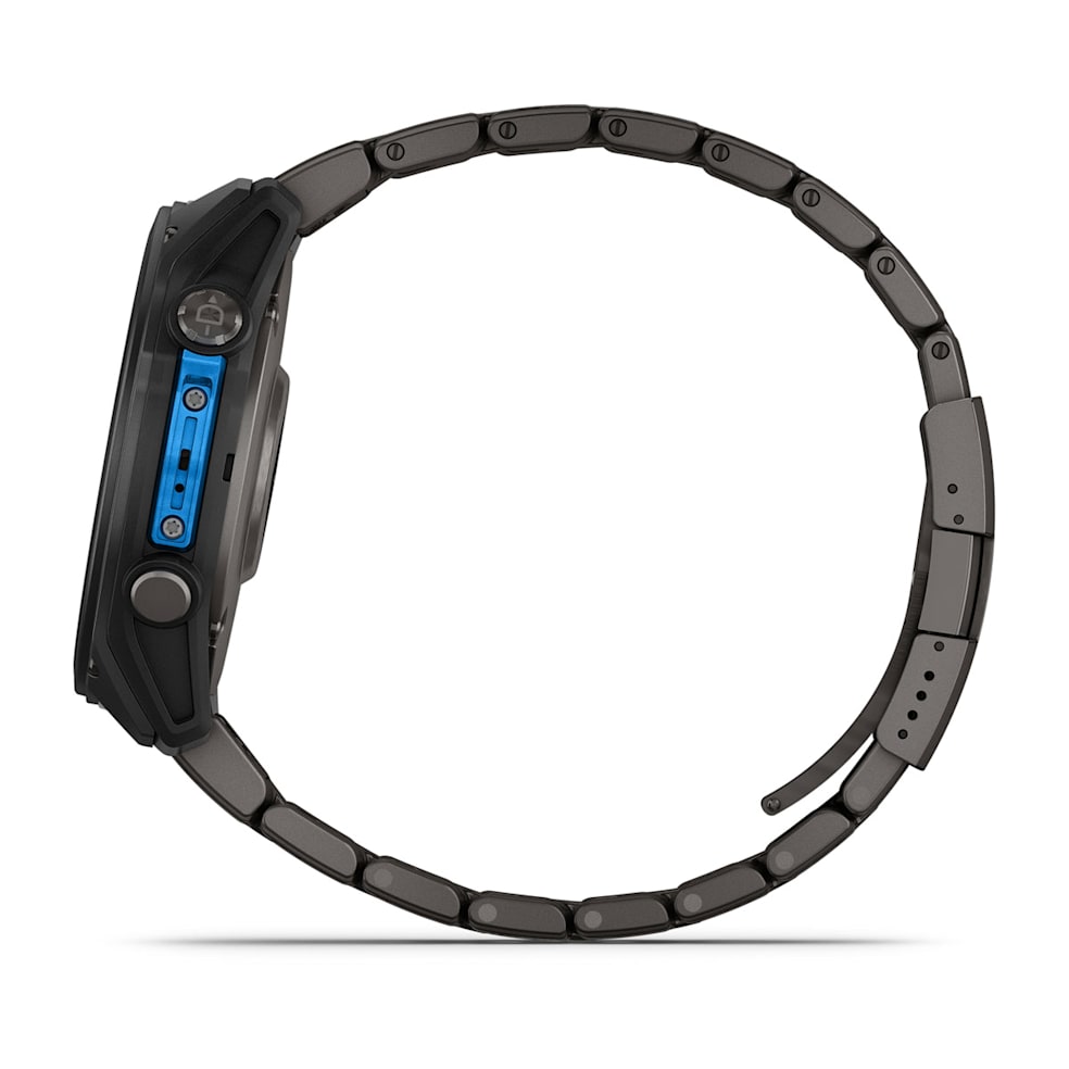 Garmin D2 Mach 2 Aviator Smartwatch | 51 mm Carbon Gray DLC Titanium with Vented Titanium Bracelet